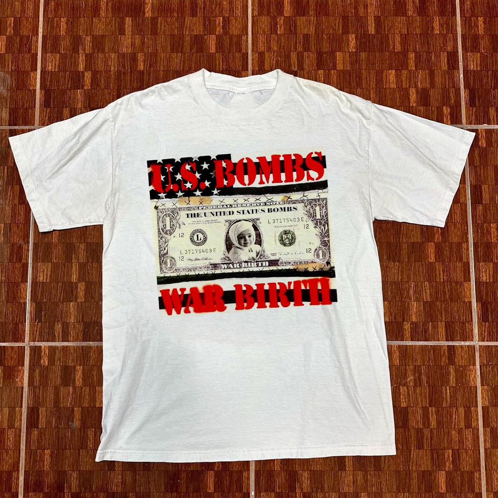 

U.S. BOMBS - War Birth Short Sleeve Gift For Fan White All Size Shirt Unisex T-Shirt XXXXL