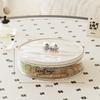New Fruit Dining Plate Home Living Room Premium Dried Fruit Plate Snack Coffee Table Surface Nut Candy Storage Box Durable Durable