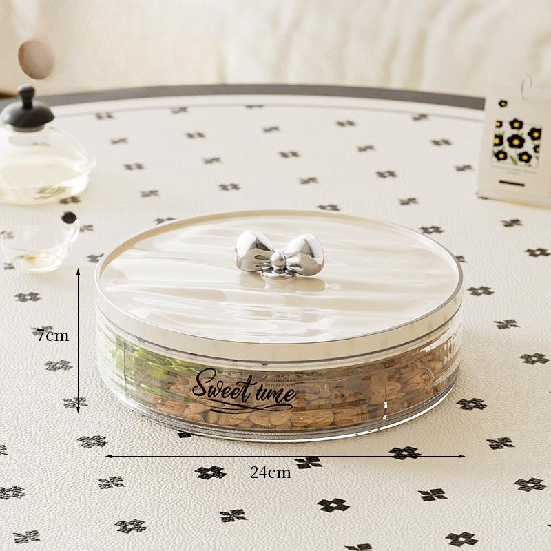 

Новая фруктовая тарелка для дома, гостиная, светлая, роскошная, тарелка для сухофруктов, закуска, журнальный столик, коробка для хранения орехов и конфет