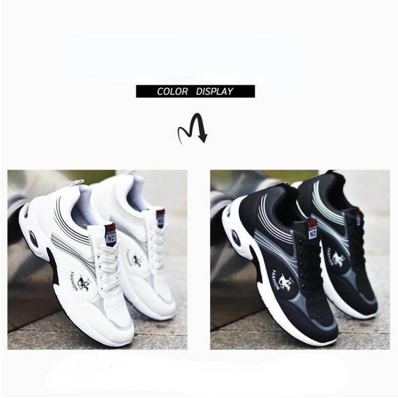 Pánské sportovní boty Nové prodyšné tenisky Pánská móda Protiskluzové Odolné proti opotřebení Běžecké tenisky Outdoor Pánské boty Tênis