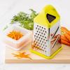 Multifunctional Vegetable Grater Chopper 4 Side Manual Stainless Steel Cheese Garlic Ginger Fruit Cutter Slicer Kitchen Gadgets