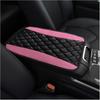Car Center Console Cushion Pad, PU Leather Waterproof Auto Armrest Box Cover Protector, Comfortable Armrest Seat Box Cover Mat, Universal Car