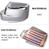 Pair Side Rearview Mirror Cover Cap For Dodge Nitro 2007-11 Jeep Liberty 2008-12