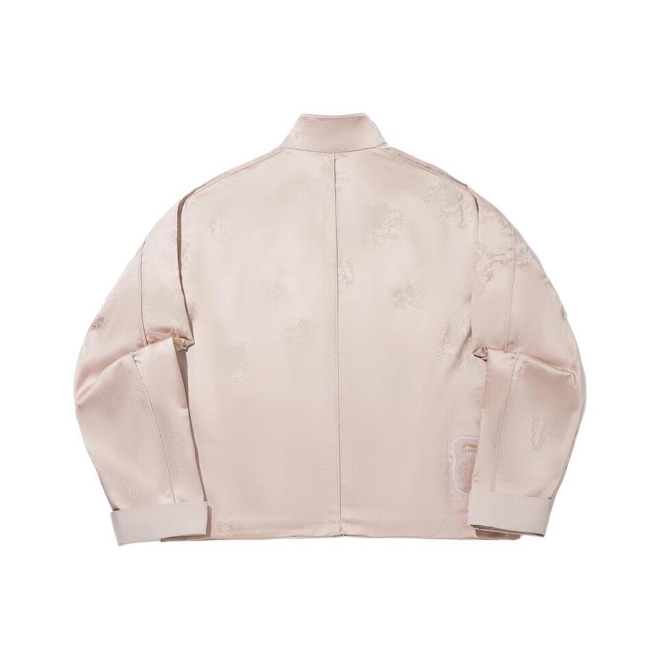 Li Ning Kung Fu Series Loose Casual Stand Collar Versatile Fashion Sports Jacket Men Jackets AFDVG15-3