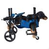 Dog Mobility Cart, Adjustable Pet Aid, Rear Leg Support, Lightweight Blue Fourwheel(39kg)