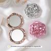 1PC Portable Mini Mirror Retro Rose Flower Small Pocket Makeup Mirror Double Sided Hand Mirrors Compact Cosmetic Beauty Tool