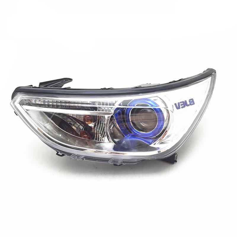 Световой блок фары в сборе BAIC New Energy EC180/EC200 Фара High-end White Base Blue Ring, Left Driver Side