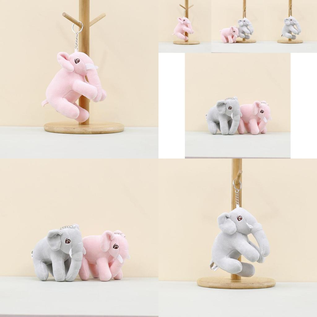 Soft And Cuddly Elephant Plush Doll Keychain Ideal Zoo Souvenir For Kids And Adults