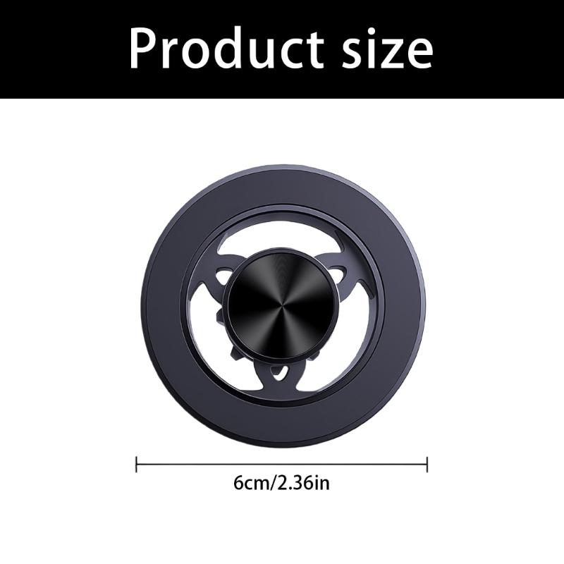 Wireless Charging Friendly Car Phone Holder Magnetic Mount Including 360° Rotation Strong Build for Devices