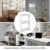 3-Tier Slim Rolling Cart Kitchen Storage Organizer Mobile Utility Cart Laundry Bathroom Small Spaces