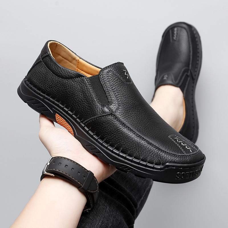 Luxury Brand Men Casual Shoes Lightweight Breathable Sneakers Male Walking Shoes Fashion Handsewn Casual Shoes Big Szie 38-47