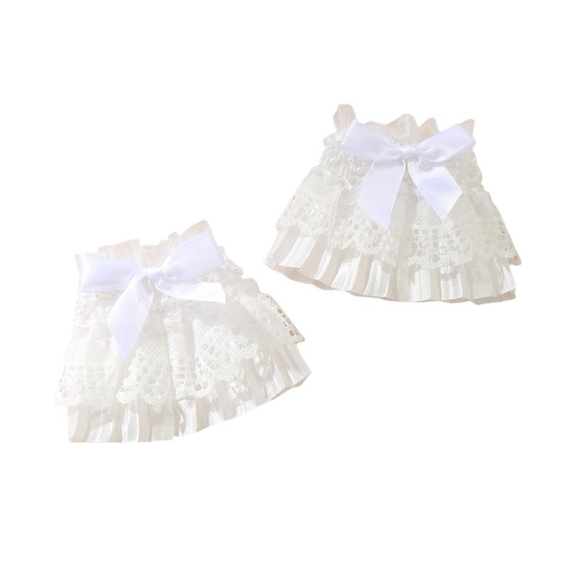 

Съемные манжеты на запястье Изысканные манжеты Зима Осень Рубашка Свитер Толстовка Элегантные Плиссированные Кружевные Аксессуары для запястий