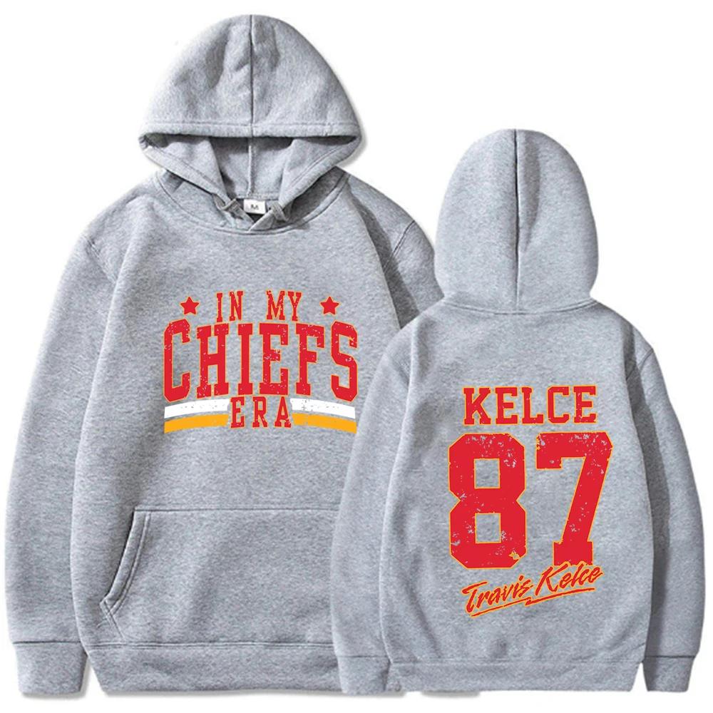 Herbst und Winter Vintage My Chiefs Ära Pullover Kelce 87 Amerika Sportshirt The Era Tour Pullover Streetwear warmes Oberteil Jacke