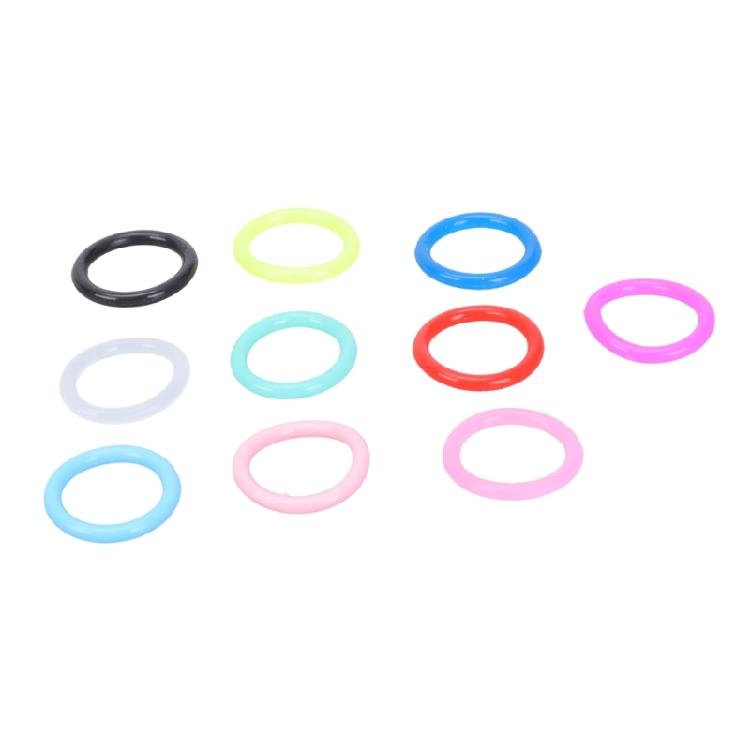 100 Piezas de Bandas de Pie de Palomas de Colores Perfectas Para el Entrenamiento de Pájaros Con Cómoda Construcción de Goma