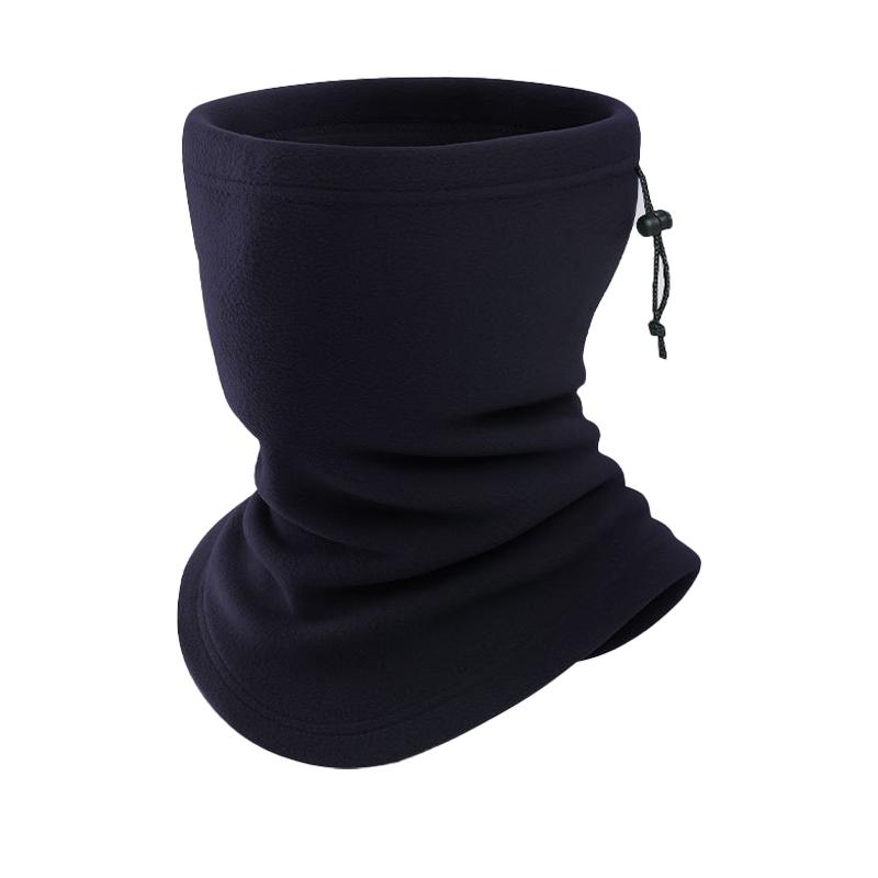 Winter Motorcycle Warm Scarf Wool Windproof Ski Mask Suitable for Unisex Drawstring Thick Camping and Hiking Sports Half Mask