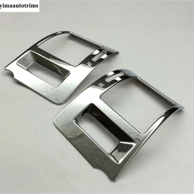 Chrome Pillar A Speaker / Read Light / Dashboard Air Vent Cover Trim Accessories For Toyota Land Cruiser Prado FJ150 2014 -