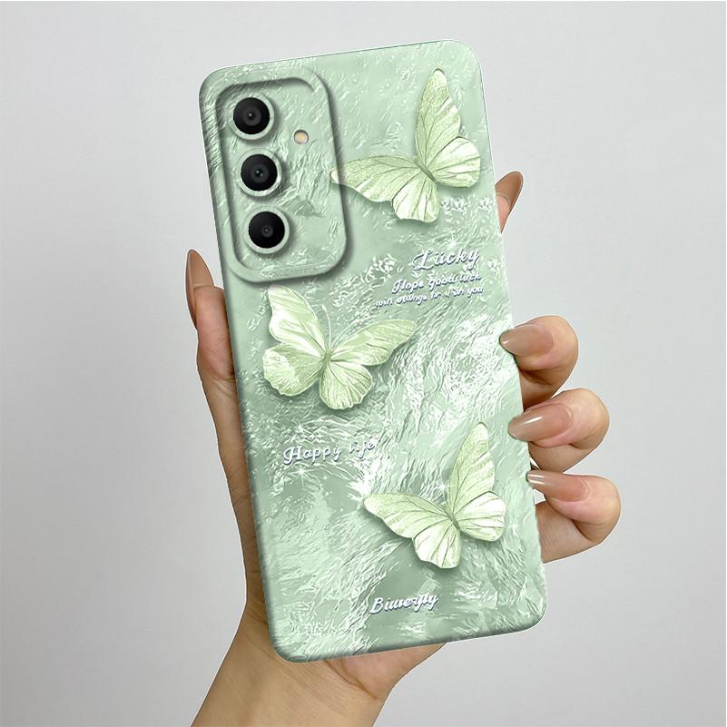 Sweet Soft Phone Case for Samsung Galaxy A15 A155 A156 4G 5G Fashion Cool Painted Cases Protection Back Cover Accessories Casing