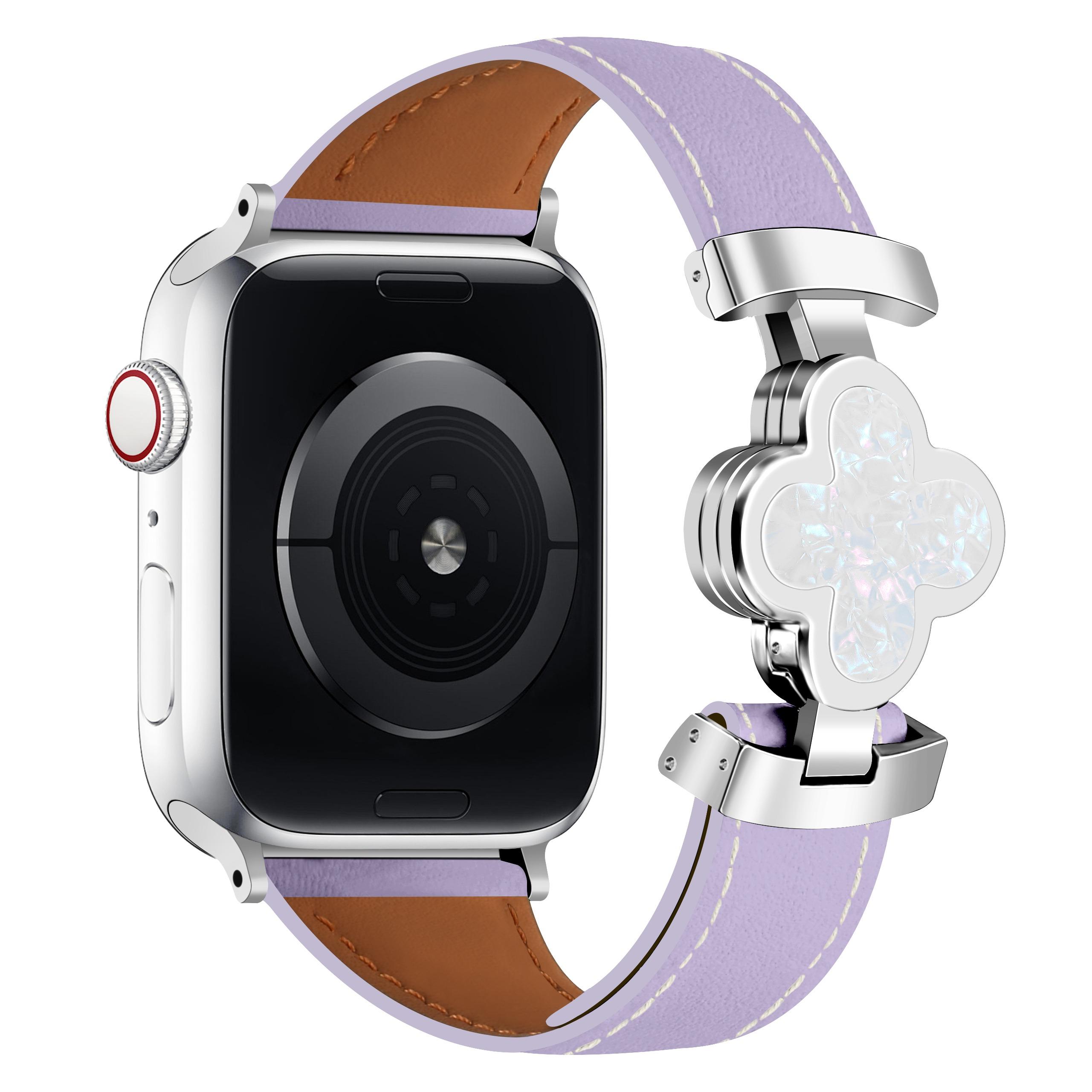 

Ремешок из натуральной кожи для Apple Watch Series 11 10 46 мм 42 мм 44 мм 45 мм Магнитный браслет Correa Band женский IWatch Ultra 2028 38mm 40mm 41mm