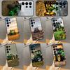 Farm Vehicle Tractor Phone Case For Samsung Galaxy S25 Ultra S24 S23 S22 S21 Ultra S9 S10 Plus S20 FE Funda Cover