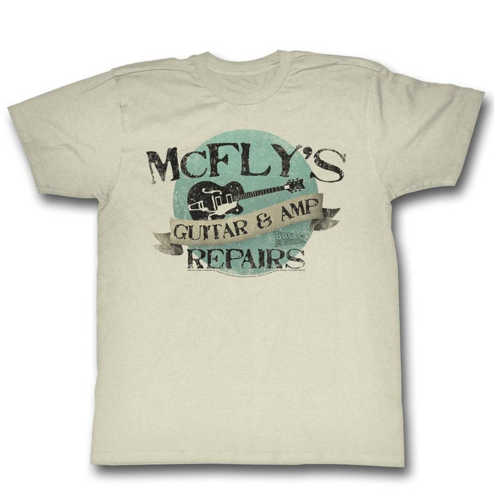 Back to the Future McFly s Natural Adult T-Shirt S