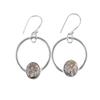Ethiopian Opal Copper Turquoise Gemstone 925 Sterling Silver Jewelry Earrings EE-67-22