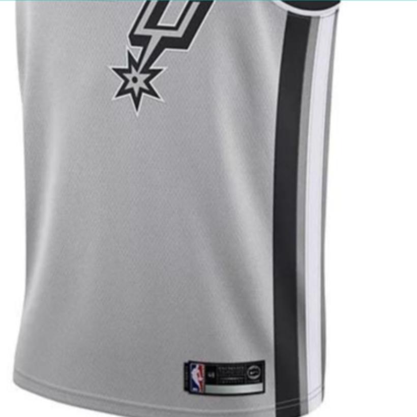 Nike NBA Spurs #10 DeRozan Fan dres Sezóna 2019-2020 Pánske vrchné diely Šedá 877224-011
