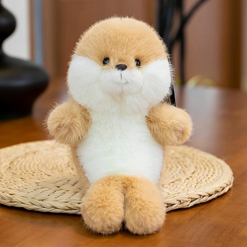 Cute Puff Series Marine Animal Turtle Plush Toy Penguin Seal Doll Children Accompanying Girls Pillow