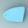 For Volkswagen Golf 7 Lamdo Touran L Jetta MK7 blind spot heated side mirror glass Blue Lens Anti-Glare 5G0857521M 5G0857522M