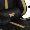 Fauteuil De Jeu - DRIFT GAMING - DR350GOLD - PU Texturé - Accoudoirs 4D - Base Métal Noir