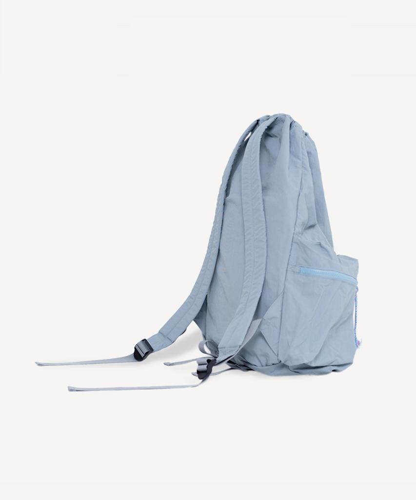 Prends Soin De Toi Drawstring Nylon Backpack Sky Blue