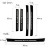 AAVO1 5Pcs Carbon Fiber Car Door Sill Protector Sticker For Mercedes Benz AMG W203 W205 W206 W211 W220 W212 W201 W210 W108 W168 W222 C