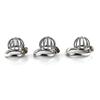 Men's Metal Chastity Cage BDSM Training Anti-Cheating Erotic Micro Punishment Toy