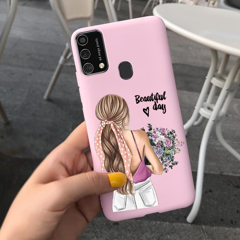 For Samsung Galaxy M31 M21s Case 2020 Couple Love Heart Phone Cover For Samsung M31 Prime SM-M315F M 31 M 21s Soft Case 6.4 Inch
