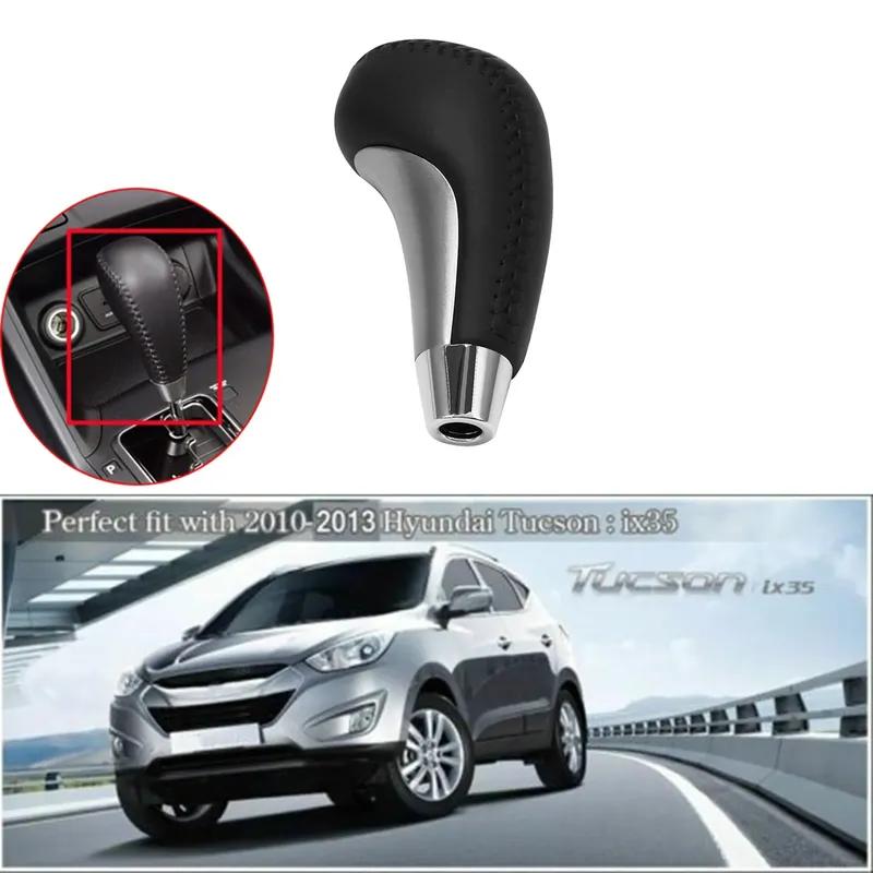 Auto Gear Shift Knob Lever for KIA SORENTO AT Leather for HYUNDAI Tucson IX35 2010 2012 2014 Automatic Transmission