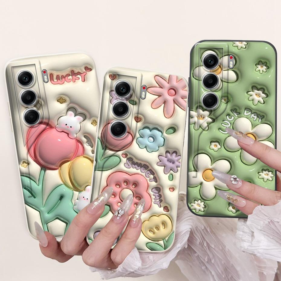 Fashion Design Phone Case For Tecno Camon 40 Pro 4G Camon40 CM5 CM6 Soft Silicone Shockproof Cover For Tecno Camon 40 40Pro 4G