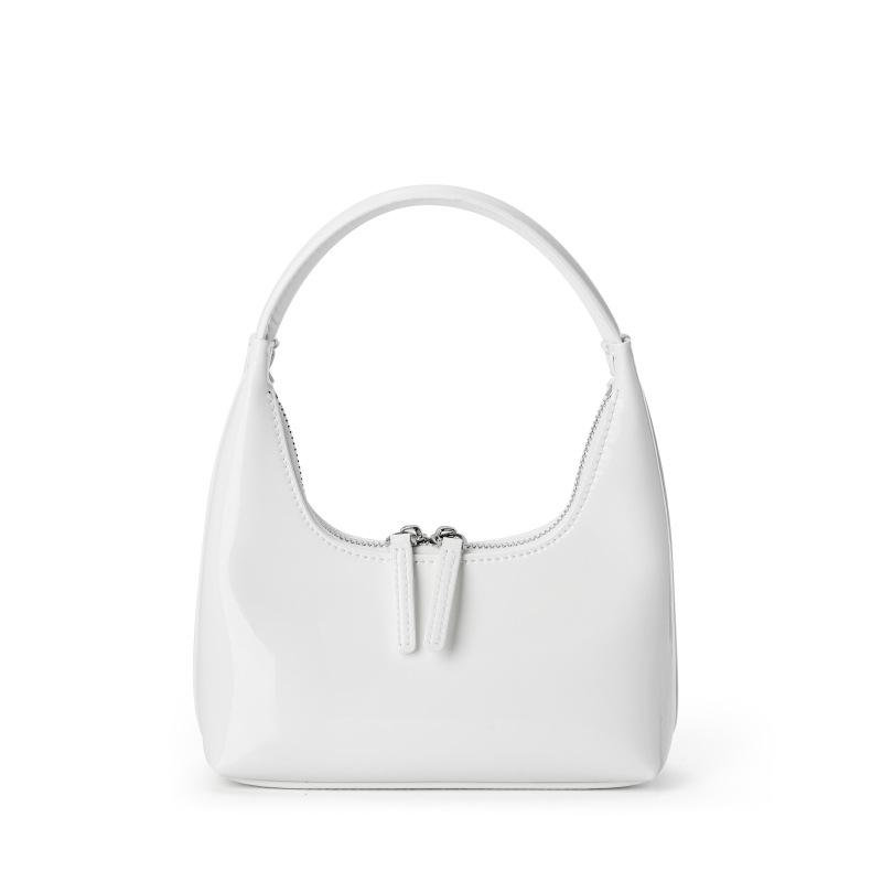 

Новый нишевый дизайн мини кожаная сумочка высокого класса легкая роскошь серебряная воловья кожа сумка на плечо подмышку женская бежевый