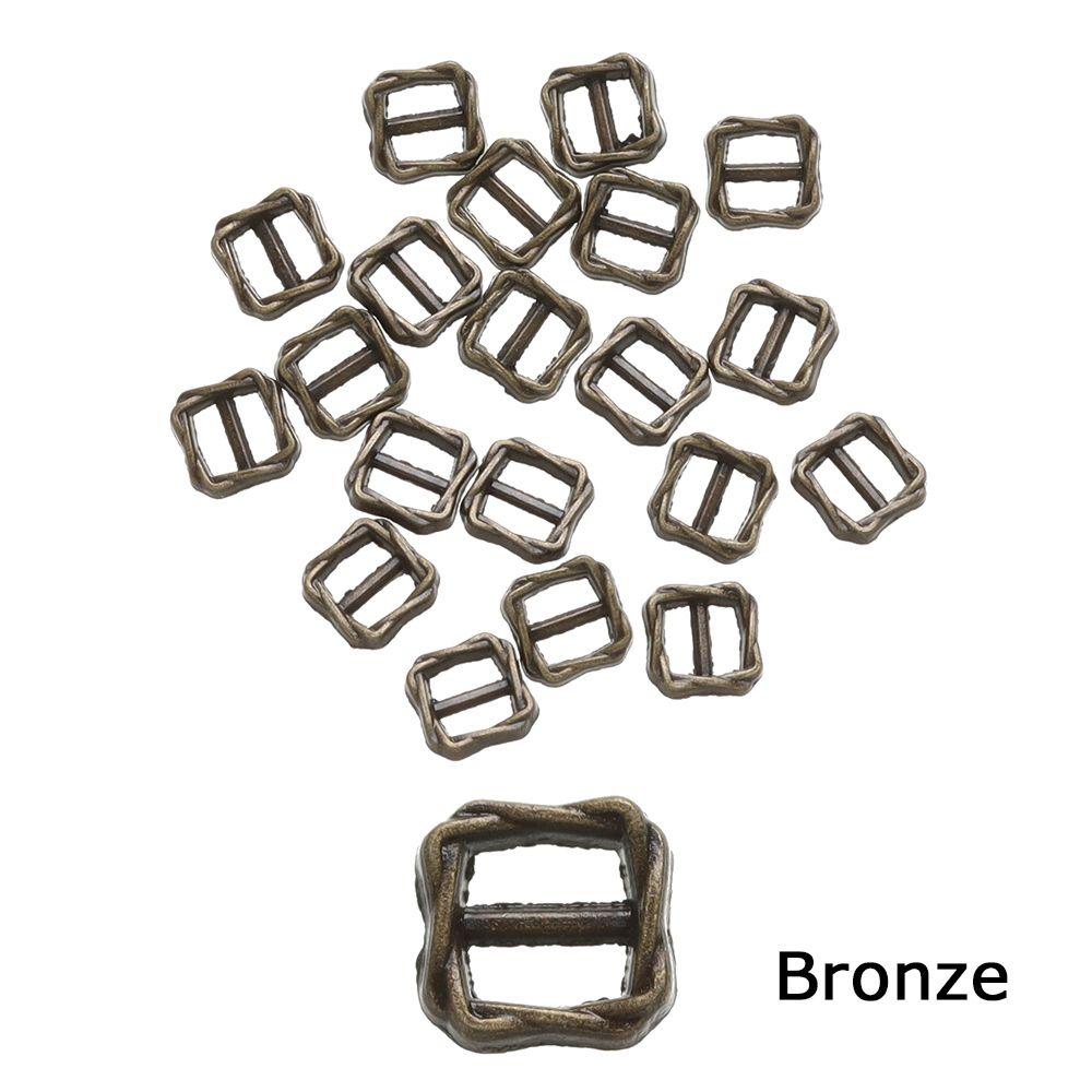 Ultra-small 4 Colors Tri-glide Buckle Diy Dolls Buckles Pattern Belt Buttons Doll Bags Accessories