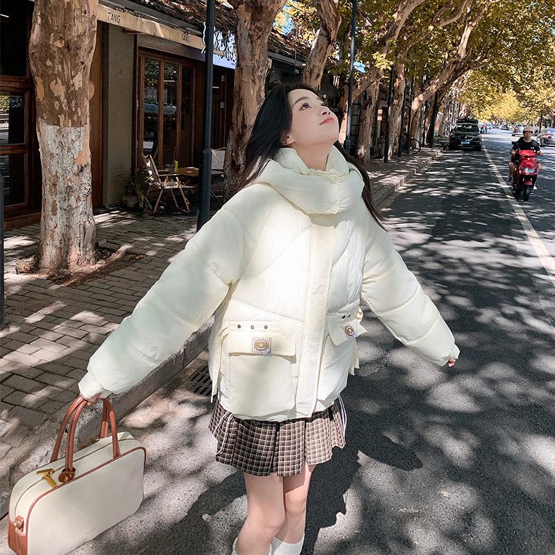 Fashion Cotton Clothes Women's Hooded 2025 Winter New Small Korean Version Loose Thickened Versatile Warm Cotton-padded Jacket