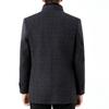 Winter Double-sided Cashmere Coat for Men, Mink Collar, Down Gallbladder Stand-up Collar, Thickened Removable High-end Woolen Woolen Coat