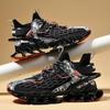 Men's Tech-Inspired Shock-Absorbing Razor Sneakers