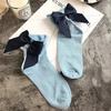 27 Colors Japanese Streetwear Socks Women's Bow Socks Fashion Female Patchwork Candy Color Short Socks Cute Ladies Knot Sokken