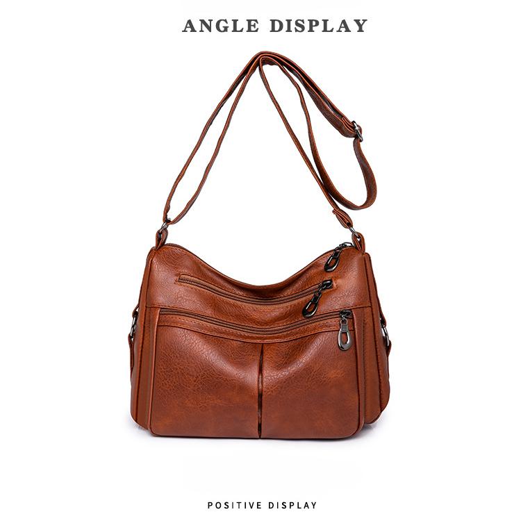 Large Capacity Women's Bag Single Shoulder Bag New Minimalist Multi Compartment Women's Bag Crossbody Bag