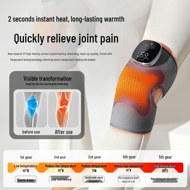 Keepfit Knee Massager with Heat Therapy
