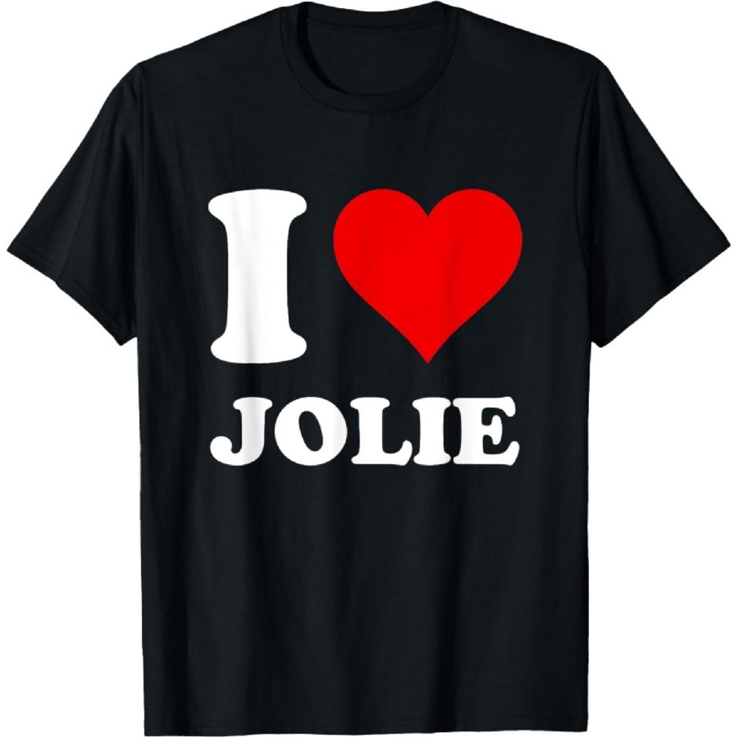 

I Love Jolie T-Shirt XXXXXL чорний