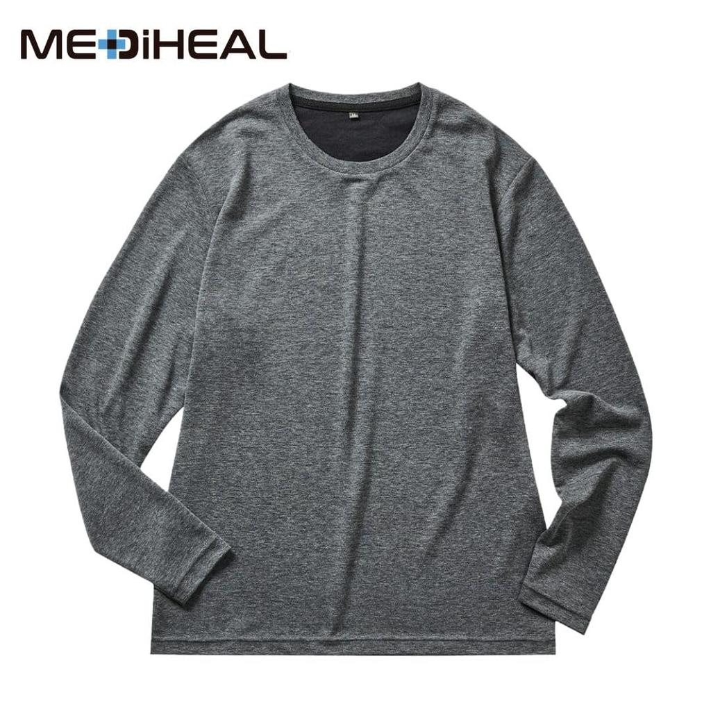 Hottest Recovery Wear Set On In Stock Charcoal Workman Mediheal Recovery Room Long Sleeve and Long Pants Set Crew 22342 Reduces Promotes Blood Combats