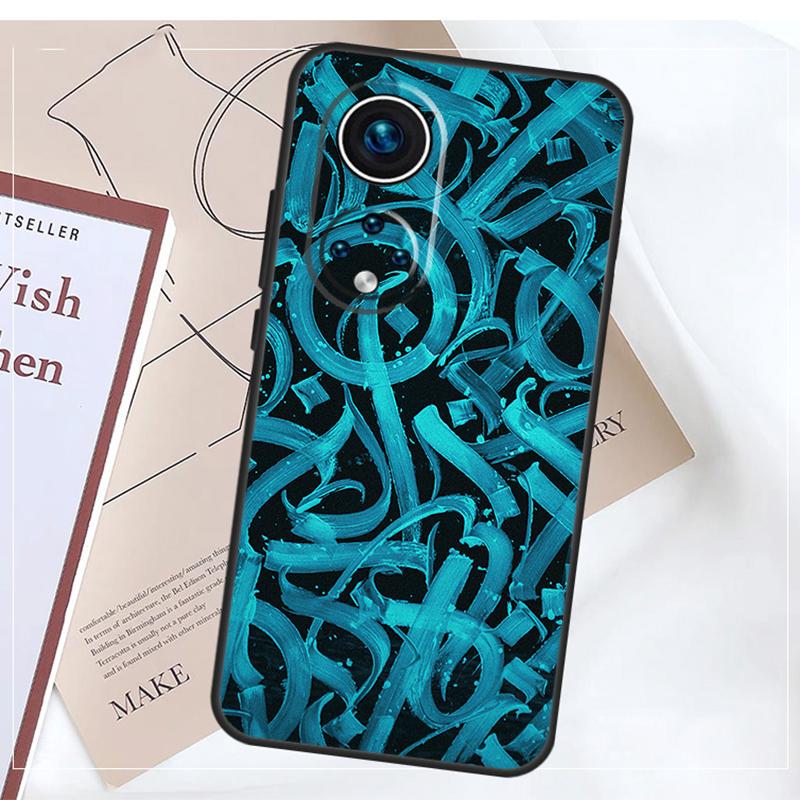 Pokras Lampas Art Graffiti Case For Honor Magic 7 Lite 5 6 V5 200 400 Pro 50 70 90 X9a X9b X9c X9d X8a X8b X8c Cover