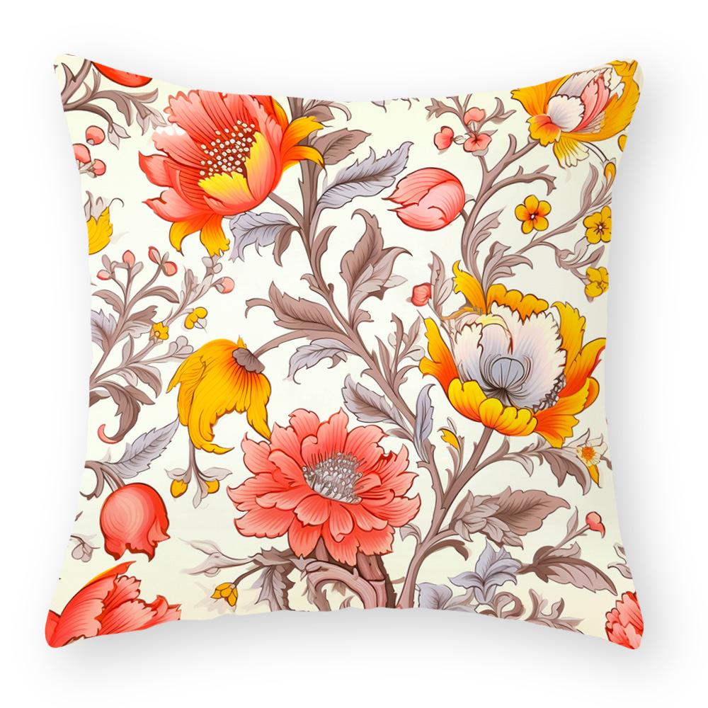 New Oil Painting Series Pillowcases, Flower Pillowcases, Sofa Decoration Pillows, Bedside Cushions