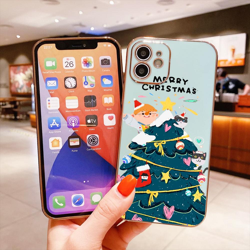 Bunte Druckmuster Quadratisches Randmuster Gehäuse Überzogene Telefonschale Luxus-Beschichtung Weiche Telefonhülle für iPhone Motorola Moto OnePlus Samsung