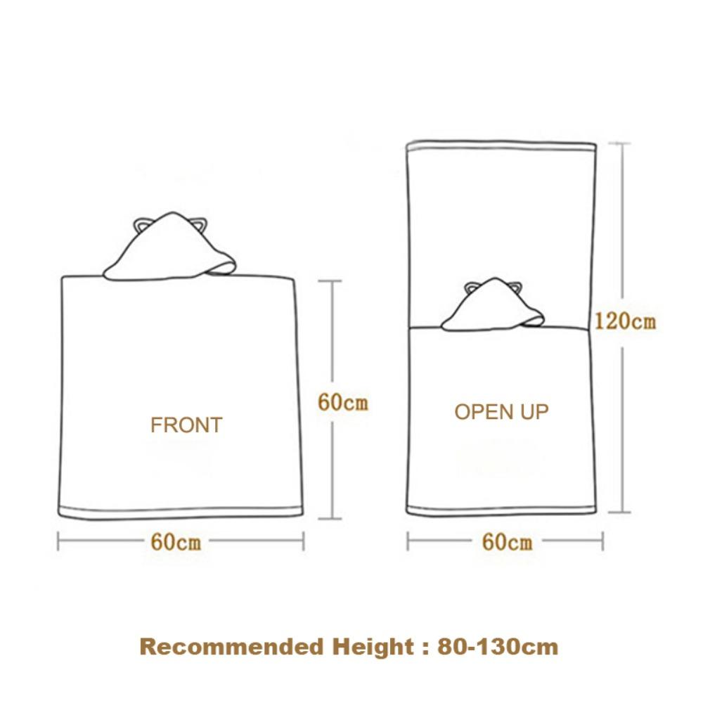 Beach Microfiber for Boys Girls Towel Robe Hooded Poncho Towel Bathrobe Hooded Cloak Towel