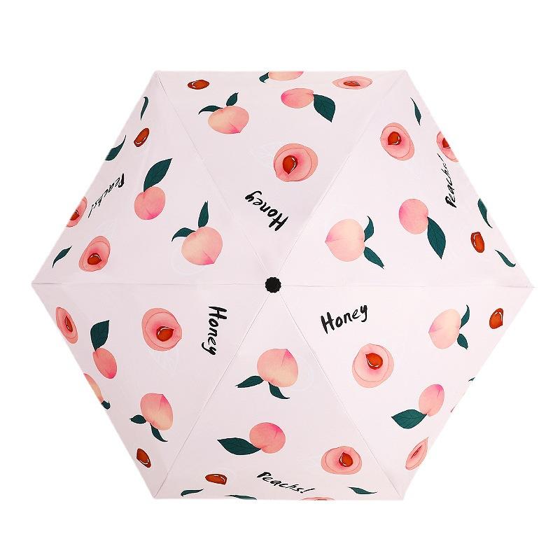 Five-fold Umbrella, Mini Pocket Umbrella, Sunny or Rainy Umbrella, Sun Protection and UV